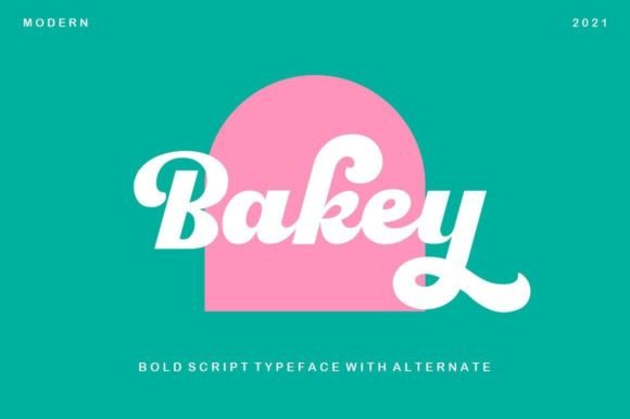 Bakey Font Poster 1