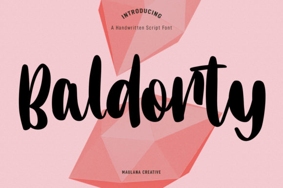 Baldorty Font Poster 1