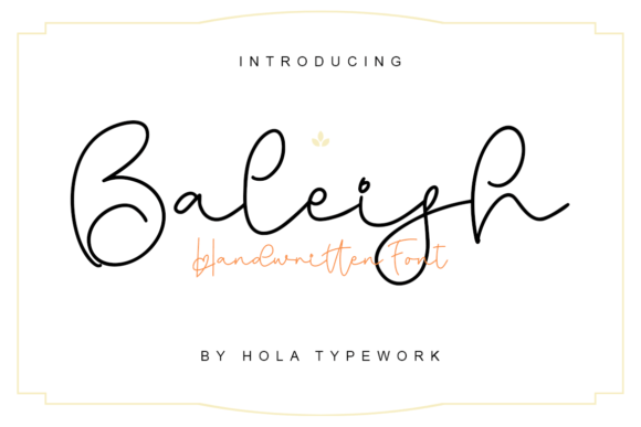 Baleish Font Poster 1