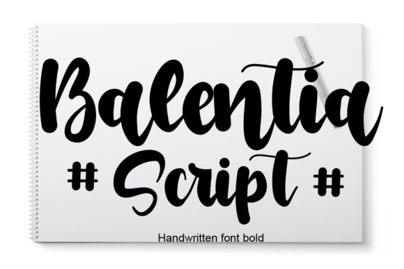 Balentia Font Poster 1