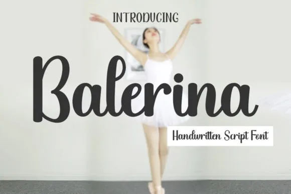 Balerina Font Balerina Font Poster 1