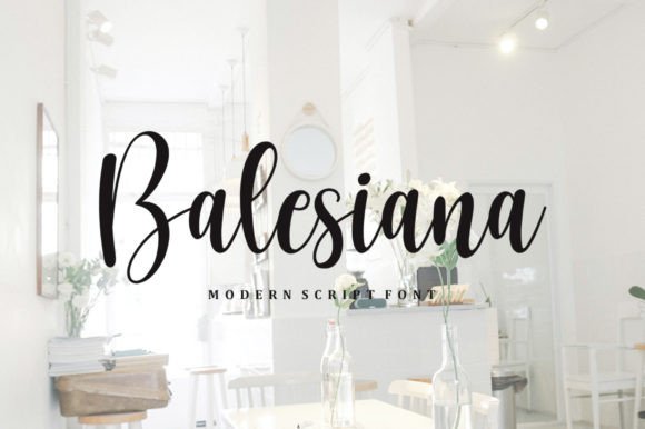 Balesiana Font Poster 1