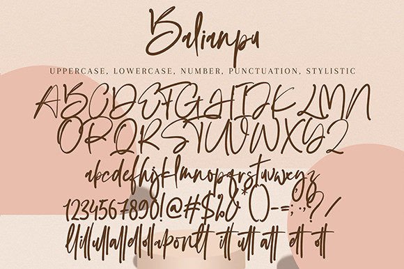 Balianpu Font Poster 10