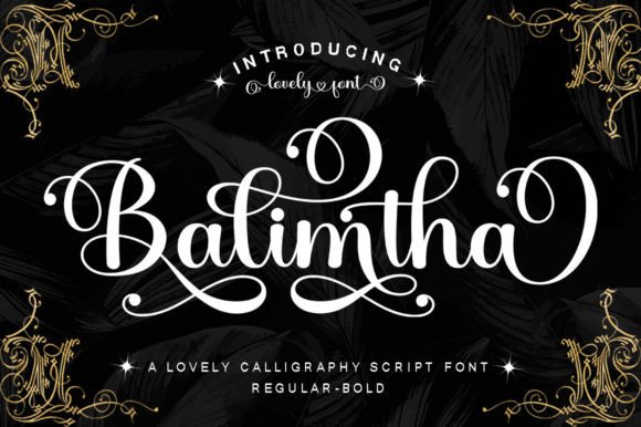 Balimtha Font Poster 1