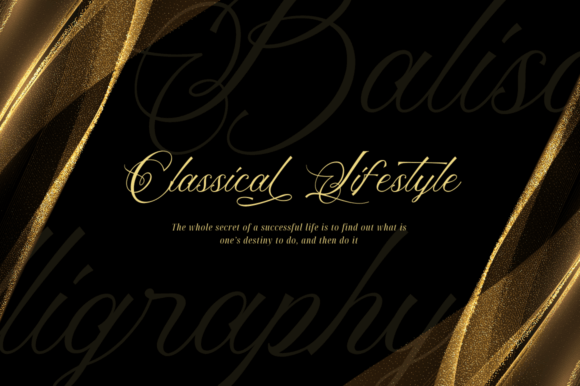 Balisay Font Poster 6