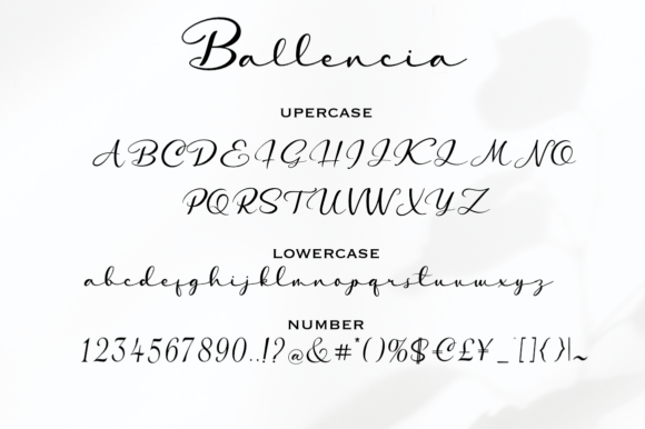 Ballencia Font Poster 4