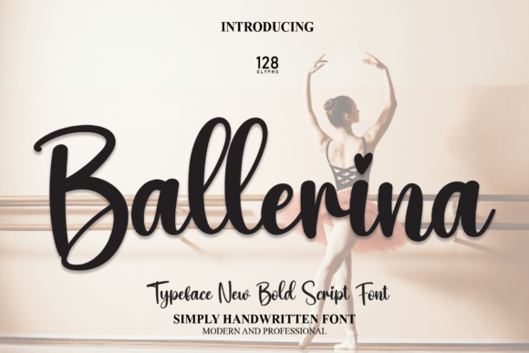 Ballerina Font Poster 1