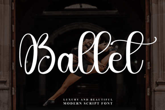 Ballet Font Poster 1