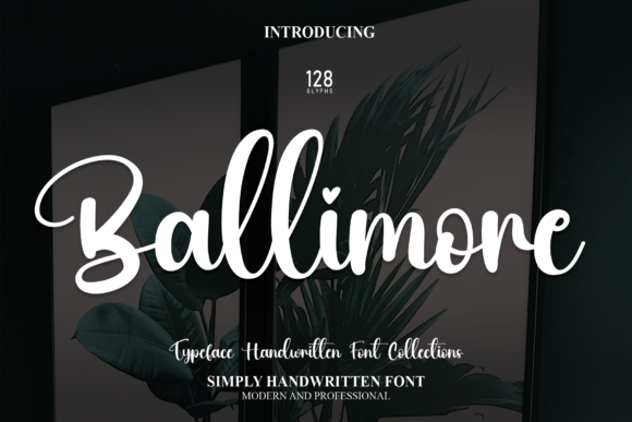 Ballimore Font Poster 1