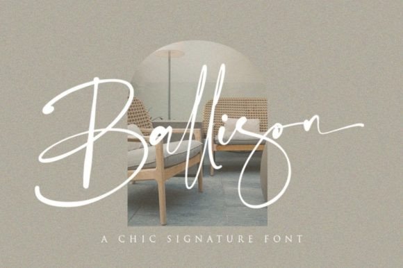 Ballison Font Poster 1