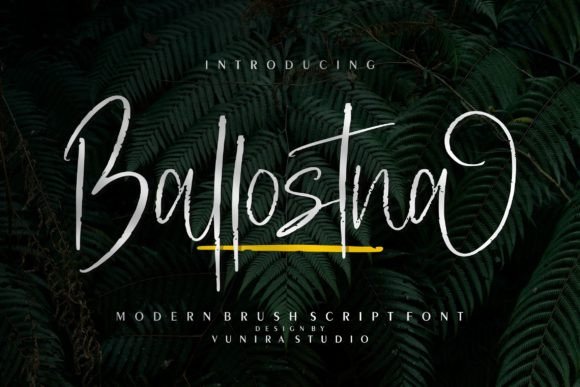 Ballostna Font Poster 1