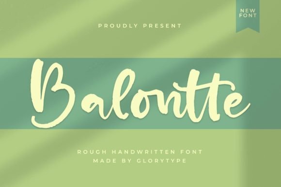 Balontte Font Poster 1