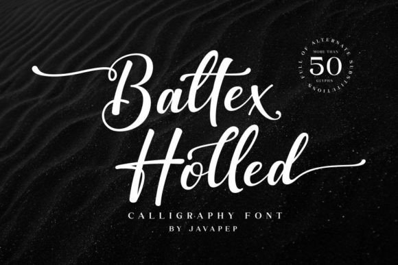 Baltex Holled Font Poster 1