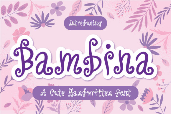 Bambina Font Poster 1