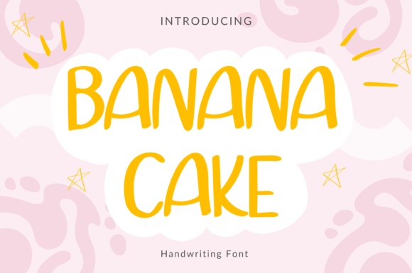 Banana Cake Style Font Poster 1