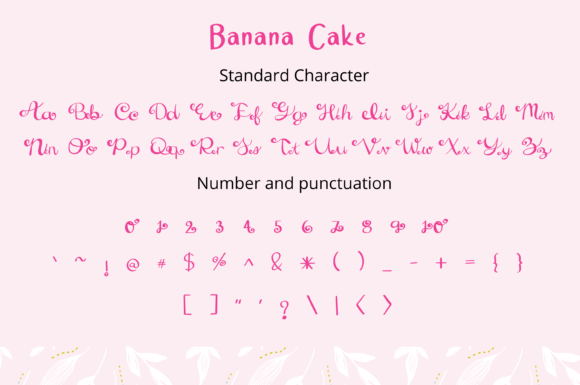Banana Cake Style Font Poster 3