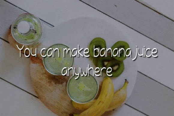Banana Water Font Poster 2