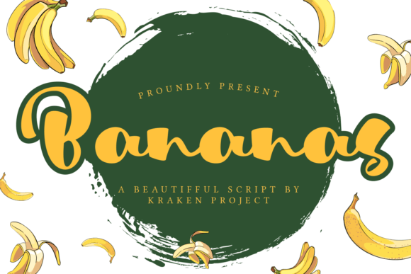 Bananas Font Poster 1