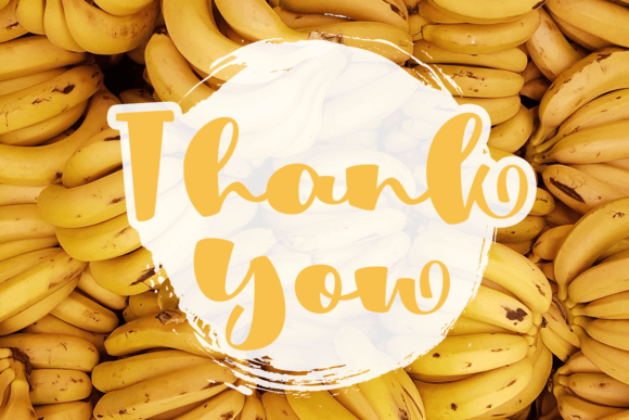 Bananas Font Poster 4