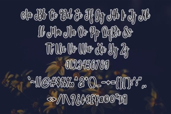 Bandana Font Poster 5