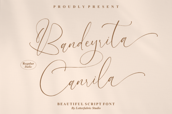 Bandeyrita Canrila Font Poster 1