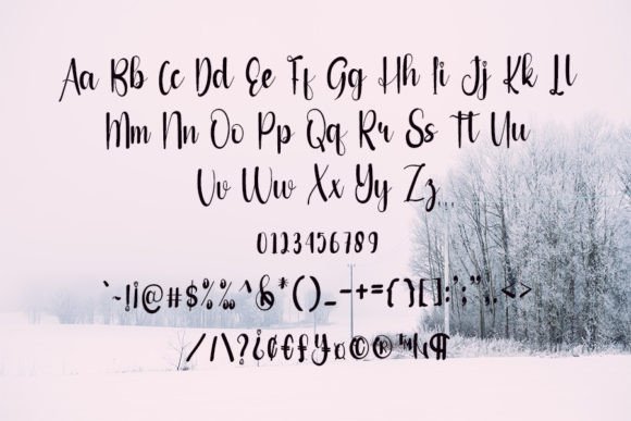 Banding Font Poster 5