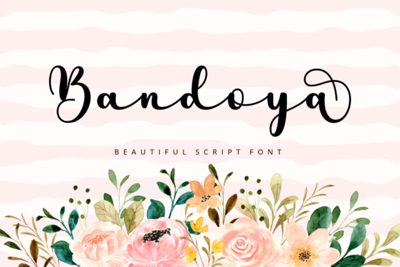 Bandoya Font Poster 1