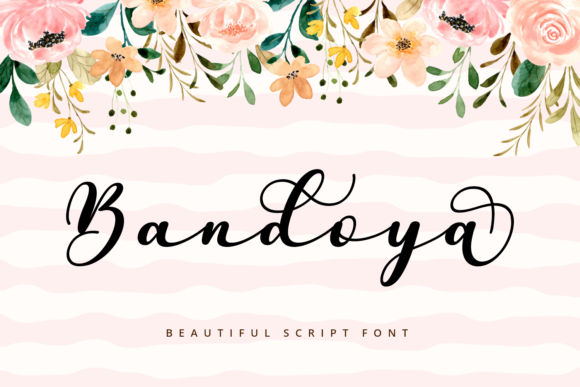 Bandoya Font Poster 2
