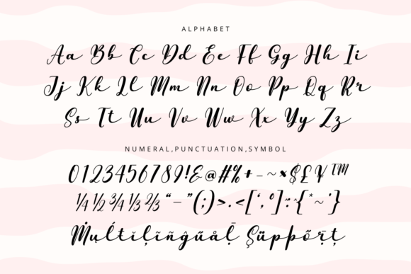 Bandoya Font Poster 8