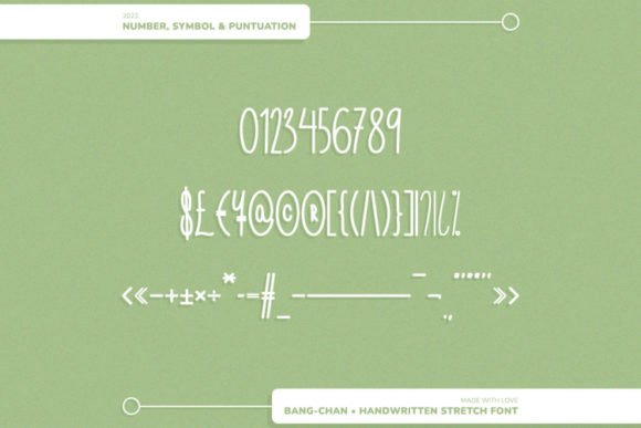 Bang Chan Font Poster 9