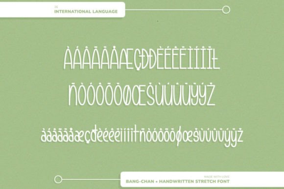Bang Chan Font Poster 10
