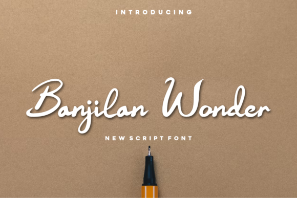 Banjilan Wonder Font