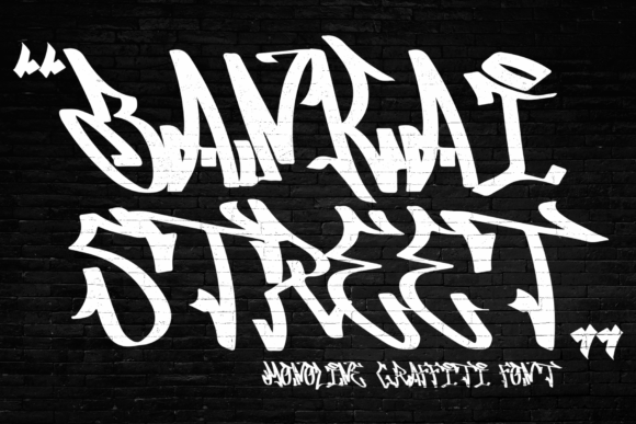 Bankai Street Font Poster 1