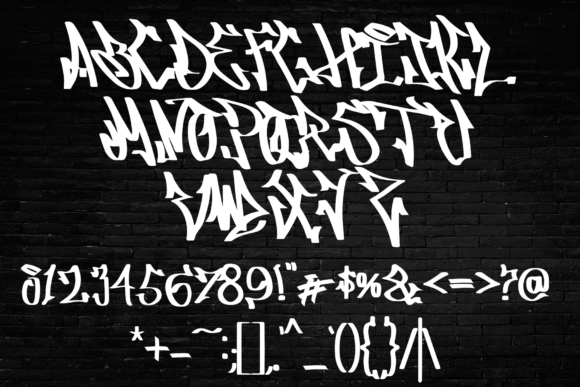 Bankai Street Font Poster 8