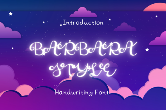 Barbara Style Font Poster 1