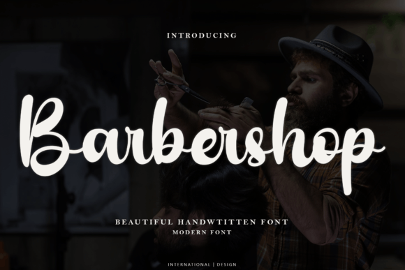 Barbershop Font Poster 1