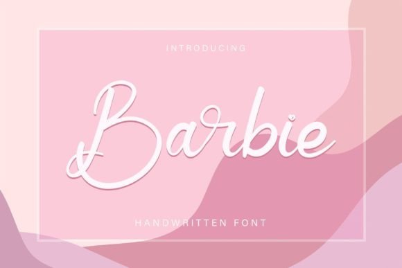 Barbie Font Poster 1