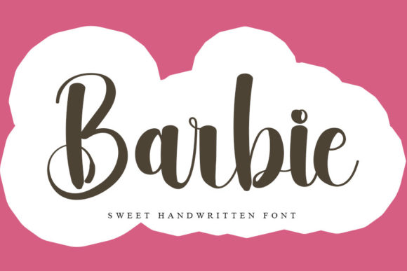 Barbie Font Poster 1