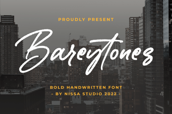 Bareytones Font Poster 1