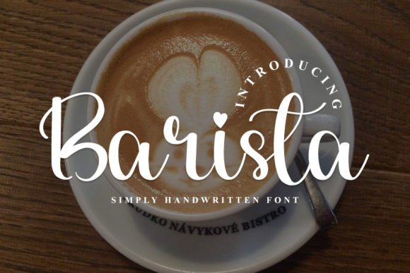 Barista Font Poster 1