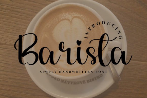 Barista Font Poster 6