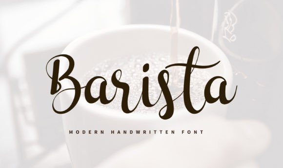 Barista Font Poster 1