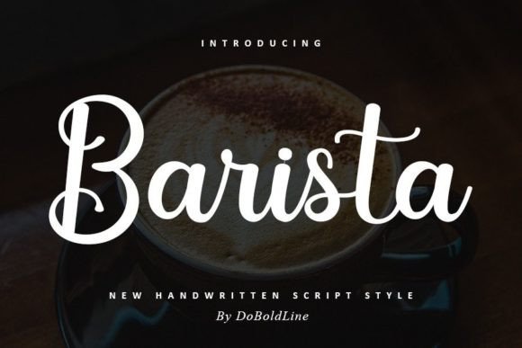 Barista Font Poster 1