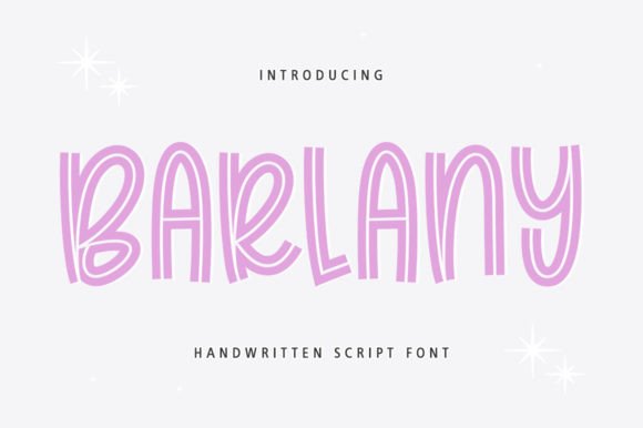 Barlany Font Poster 1