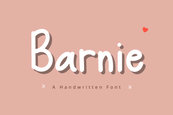 Barnie Font Barnie Font Poster 1