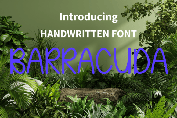 Barracuda Font Poster 1