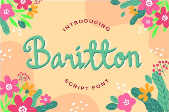 Barriton Font Poster 1