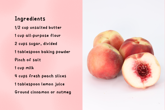 Basic Peaches Font Poster 3