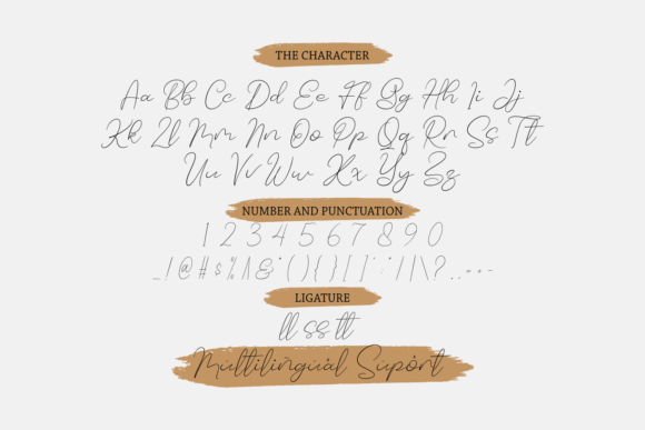 Basic Romantic Font Poster 8
