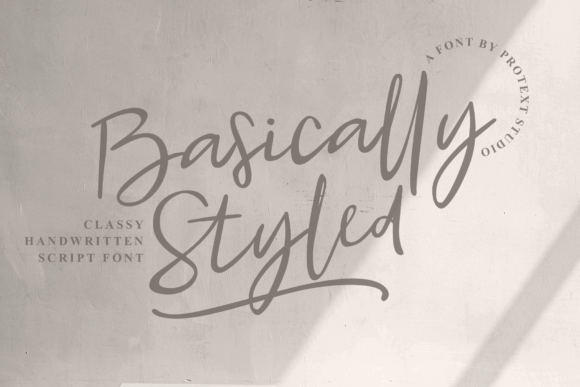 Basically Styled Font Poster 1